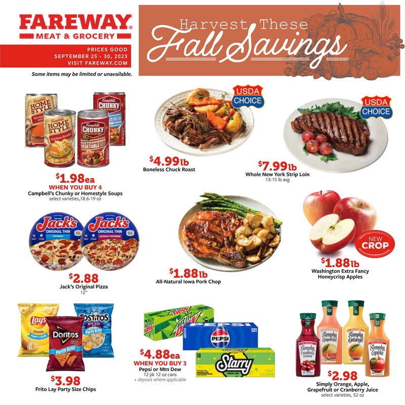 Fareway Weekly Ad Sep 25 Sep 30, 2023