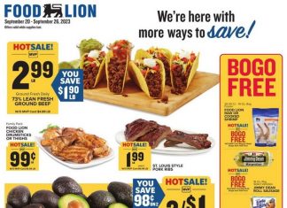 Food Lion Weekly Ad Sep 20 – Sep 26, 2023