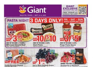 Giant Food Weekly Ad Sep 08 – Sep 14, 2023