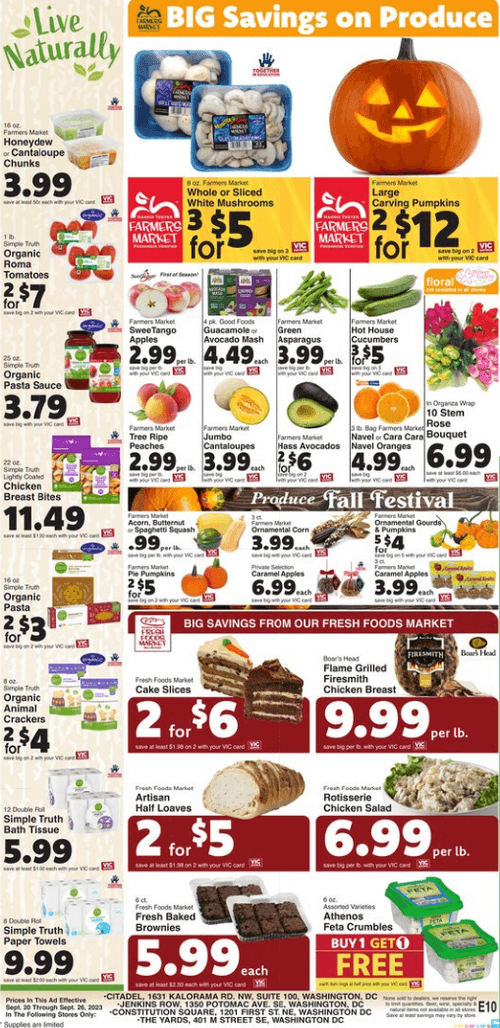 Harris Teeter Weekly Ad Sep 20 Sep 26, 2023