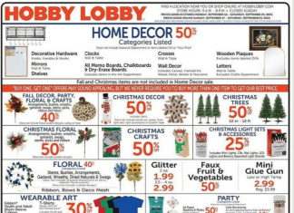 Hobby Lobby Weekly Ad Sep 17 – Sep 23, 2023