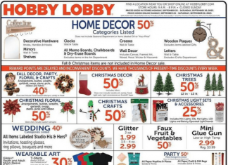 Hobby Lobby Weekly Ad Sep 24 – Sep 30, 2023