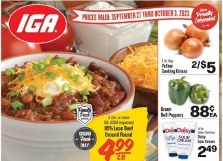 IGA Weekly Ad Sep 27 – Oct 03, 2023