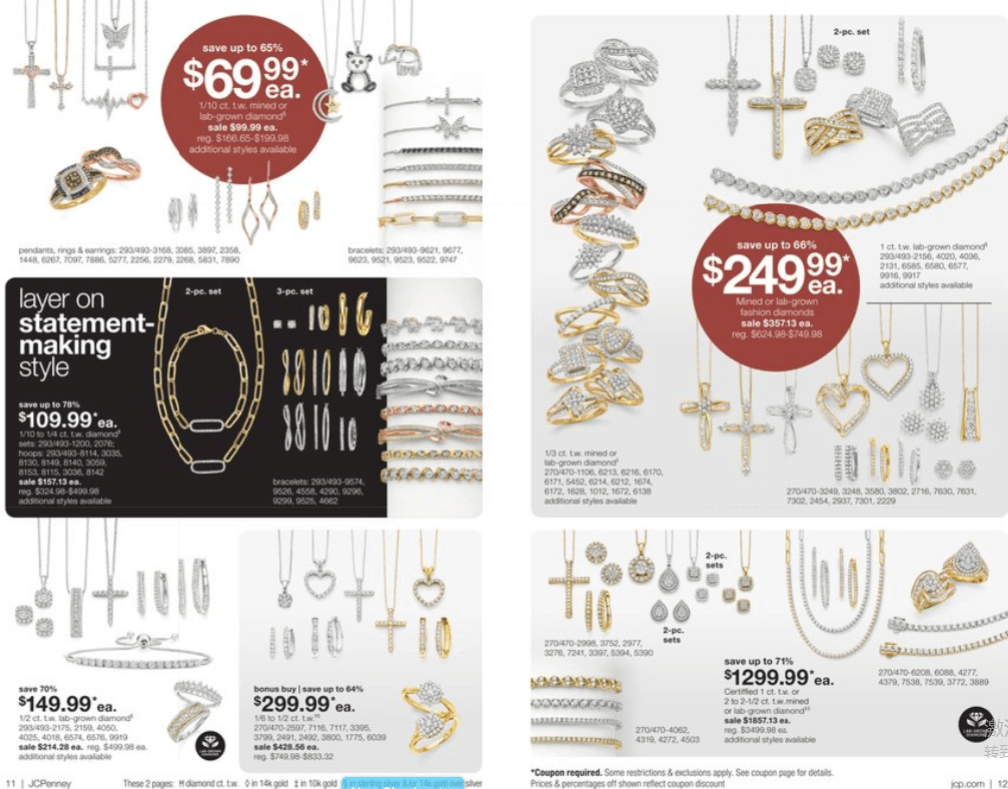 JCPenney Jewelry Ad Sales Sep 28 Oct 22, 2023