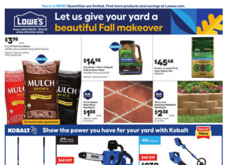 Lowe’s Weekly Ad Sep 28 – Oct 04, 2023 (Halloween Promotion Included)