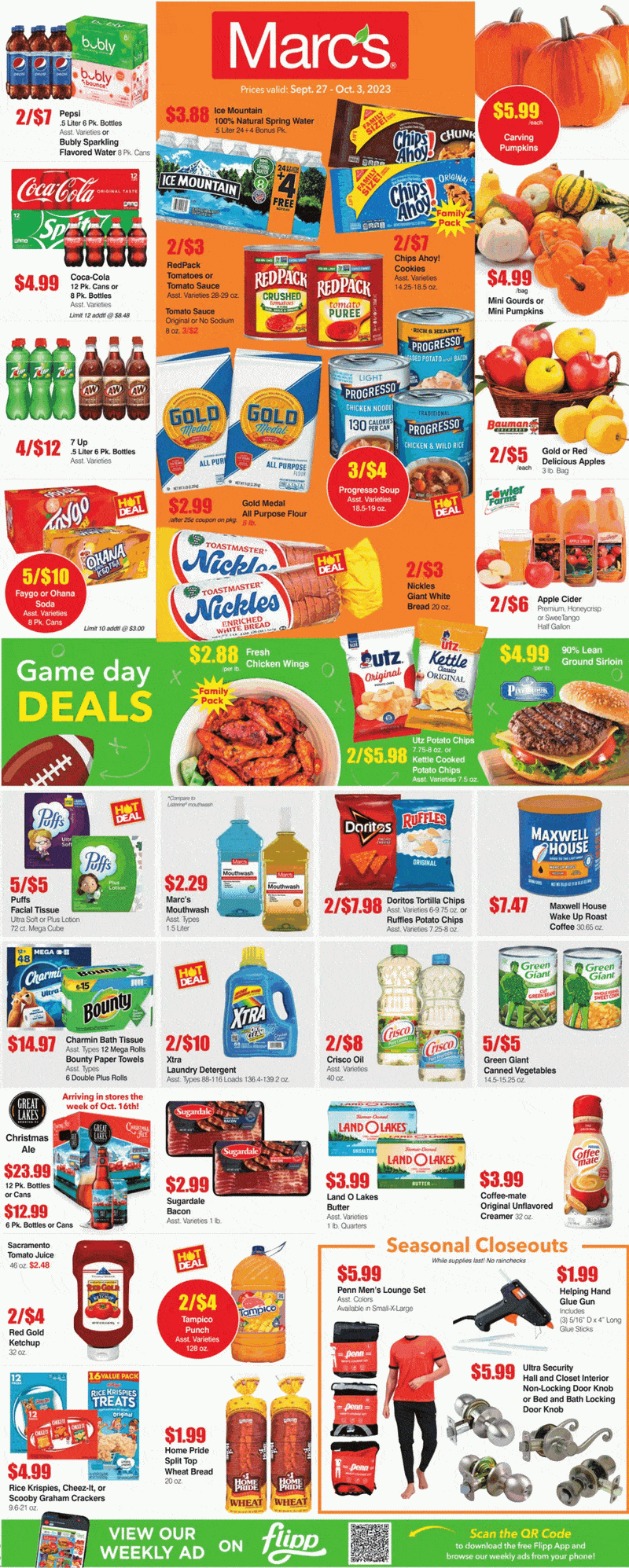 Marc s weekly ad sep 27 oct 03 2023