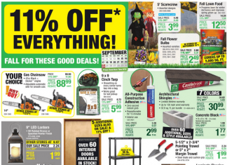 Menards Weekly Ad Sep 14 – Sep 24, 2023 (Halloween Promotion Included)