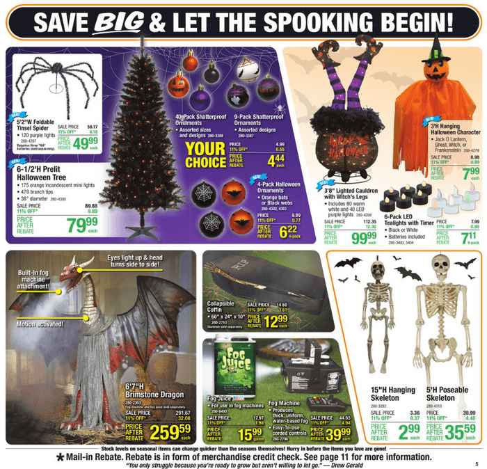 Menards Weekly Ad Sep 14 Sep 24, 2023 (Halloween Promotion Included)