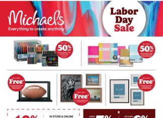 Michaels Weekly Ad Sep 03 – Sep 09, 2023 (Labor Day Promotion Included)