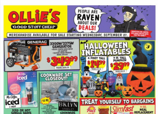 Ollie’s Weekly Ad Sep 27 – Oct 04, 2023 (Halloween Promotion Included)