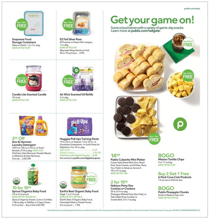Publix Weekly Ad Sep 27 Oct 03, 2023