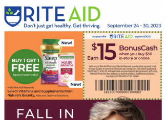 Rite Aid Weekly Ad Sep 24 – Sep 30, 2023 (Halloween Promotion Included)