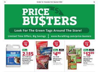Rural King Monthly Ad Oct 01 – Dec 31, 2023