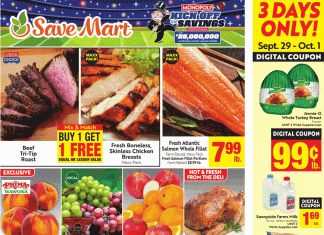 Save Mart Supermarkets Weekly Ad Sep 27 – Oct 03, 2023