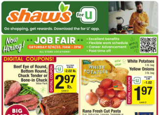 Shaw’s Weekly Ad Sep 15 – Sep 21, 2023