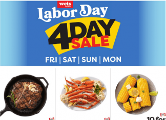 Weis Markets Labor Day Four Day Ad Sep 01 – Sep 04, 2023
