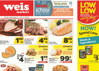 Weis Markets Ad Specials Sep 14 – Oct 11, 2023 (Halloween Promotion Included)