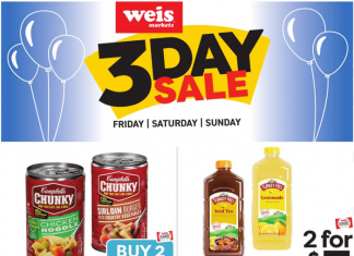 Weis Markets Three Day Ad Sep 22 – Sep 24, 2023