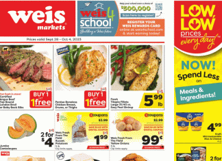 Weis Markets Weekly Ad Sep 28 – Oct 04, 2023 (Halloween Promotion Included)