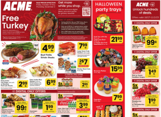 ACME Weekly Ad Oct 27 – Nov 02, 2023 (Halloween Promotion Included)