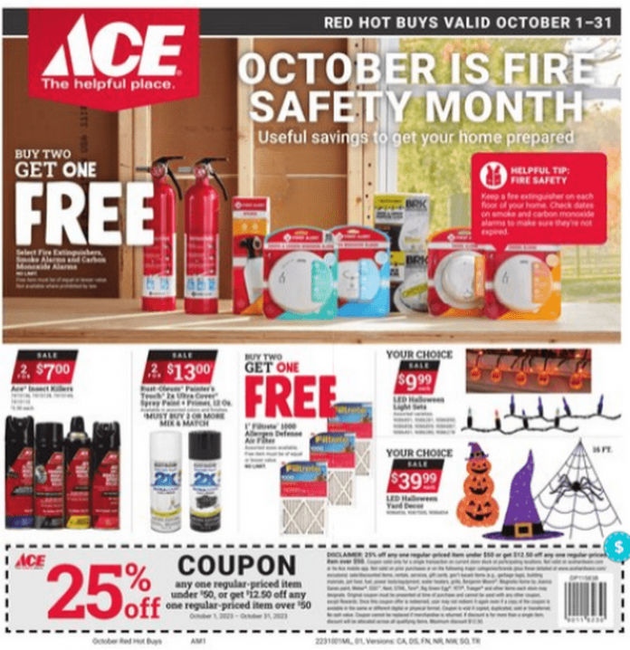 Ace Hardware Weekly Ad Oct 01 Oct 31, 2023