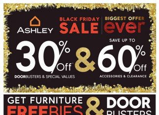 Ashley Furniture HomeStore Black Friday Ad & Sale