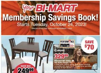 Bi-Mart Weekly Ad Oct 24 – Nov 07, 2023