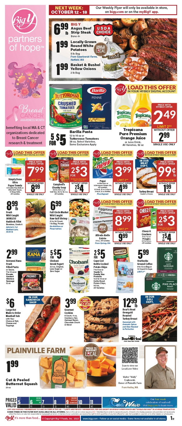 Big Y Weekly Ad Oct 05 – Oct 11, 2023