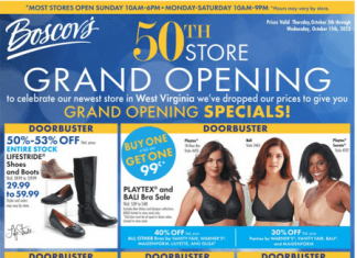 Boscov’s Weekly Ad Oct 05 – Oct 11, 2023