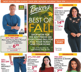 Boscov’s Weekly Ad Oct 12 – Oct 18, 2023