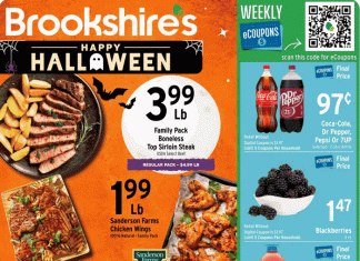 Brookshire’s Weekly Ad Oct 25 – Oct 31, 2023 (Halloween Promotion Included)