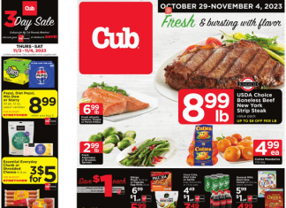 Cub Foods Weekly Ad Oct 29 – Nov 04, 2023