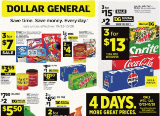 Dollar General Weekly Ad Oct 22 – Oct 28, 2023 (Halloween Promotion Included)