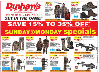 Dunham’s Sports Weekly Ad Oct 07 – Oct 12, 2023