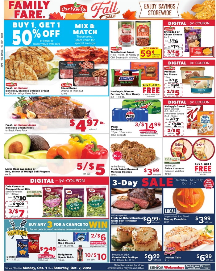 Family Fare Weekly Ad Oct 01 – Oct 07, 2023