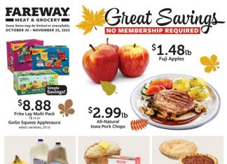 Fareway Monthly Ad Oct 30 – Nov 25, 2023
