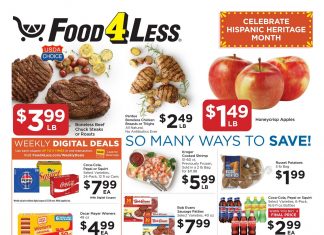 Food 4 Less Weekly Ad Oct 04 – Oct 10, 2023