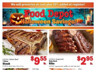 Food Depot Weekly Ad Oct 23 – Oct 29, 2023 (Halloween Promotion Included)
