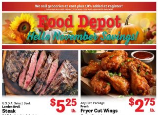Food Depot Weekly Ad Oct 30 – Nov 05, 2023