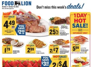 Food Lion Weekly Ad Oct 04 – Oct 10, 2023 (Halloween Promotion Included)