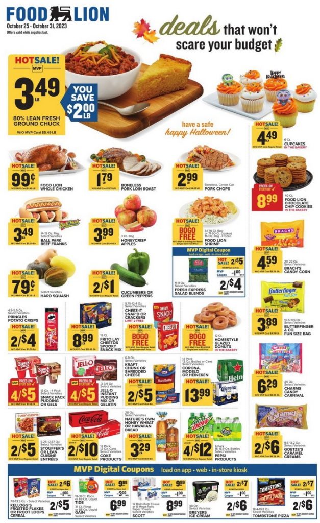 Food Lion Weekly Ad Oct 25 Oct 31, 2023 (Halloween Promotion Included)