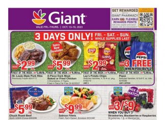 Giant Food Weekly Ad Oct 13 – Oct 19, 2023 (Halloween Promotion Included)
