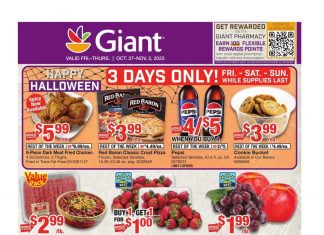Giant Food Weekly Ad Oct 27 – Nov 02, 2023 (Halloween Promotion Included)