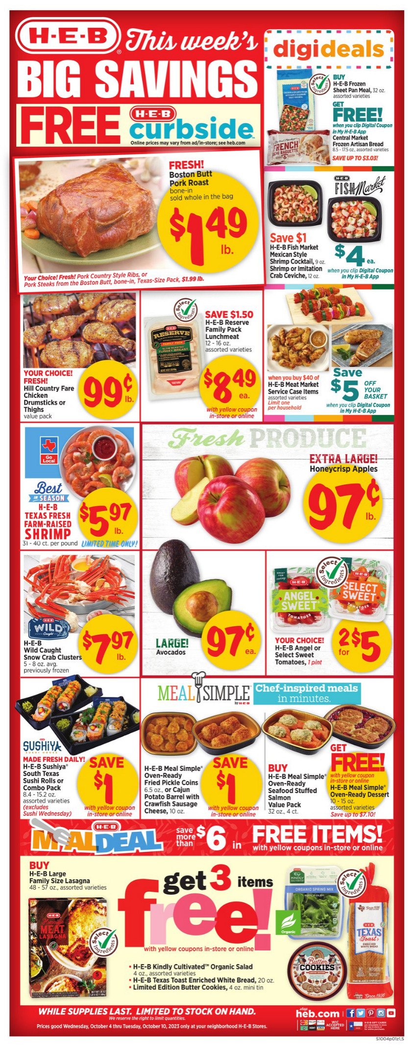 HEB Weekly Ad Oct 04 – Oct 10, 2023 (Halloween Promotion Included)