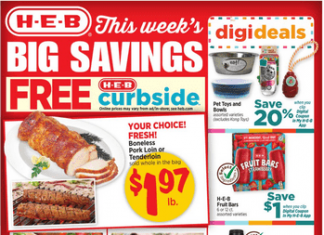 HEB Weekly Ad Oct 18 – Oct 24, 2023