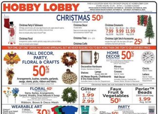 Hobby Lobby Weekly Ad Oct 15 – Oct 21, 2023