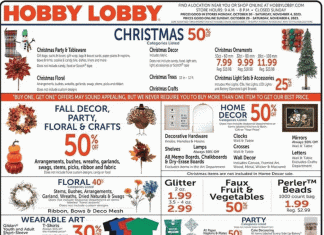 Hobby Lobby Weekly Ad Oct 29 – Nov 04, 2023