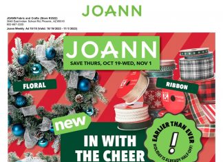 Jo-Ann Weekly Ad Oct 19 – Nov 01, 2023 (Halloween Promotion Included)