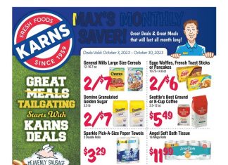 Karns Quality Foods Monthly Ad Oct 03 – Oct 30, 2023