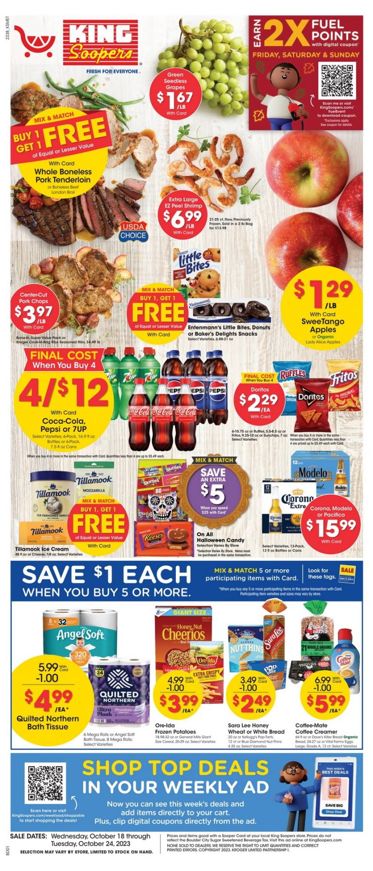 King Soopers Weekly Ad Oct 18 Oct 24, 2023 (Halloween Promotion Included)
